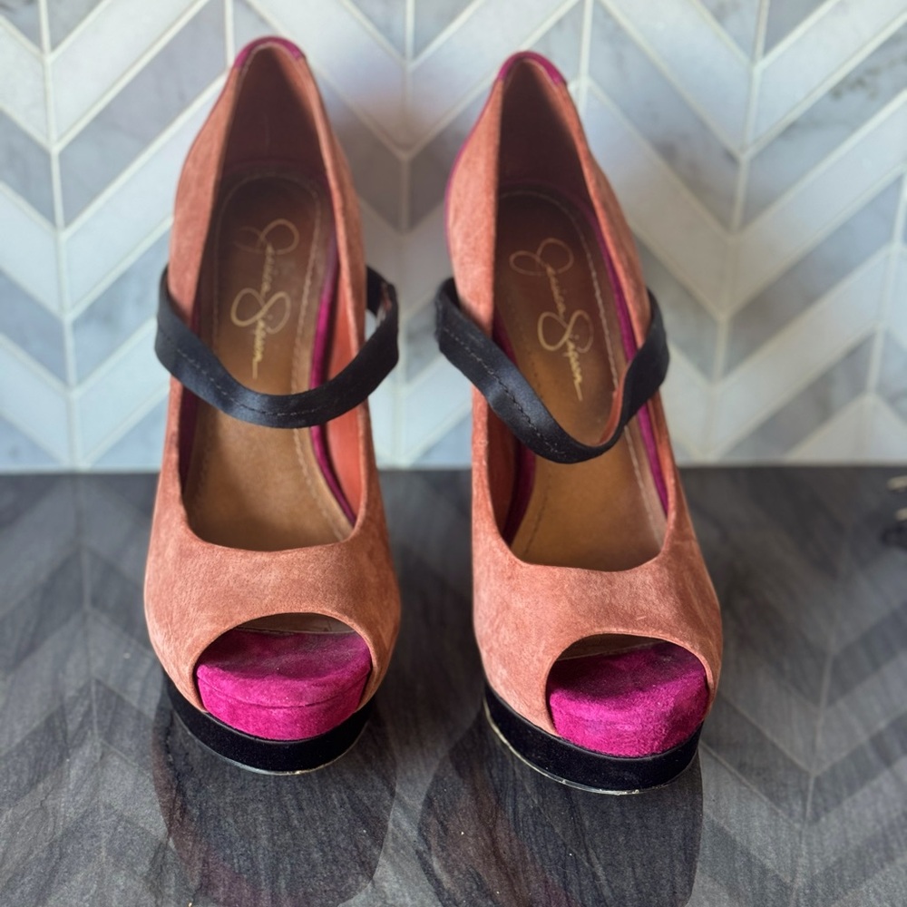 Jessica Simpson suede shoes size 9